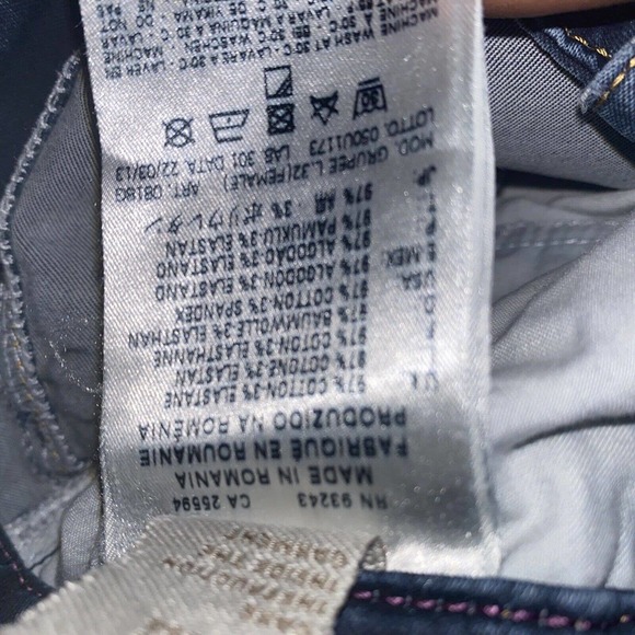 Diesel Grupee Super Slim Skinny Low Waist Wash 0818G 28 X 32 Stretch Distressed - Picture 13 of 16